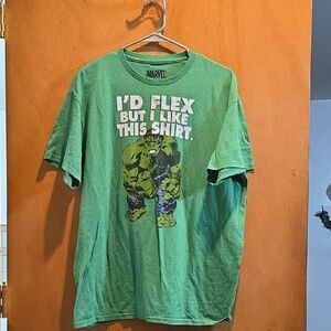 Marvel Green Hulk T-Shirt with Fun Text